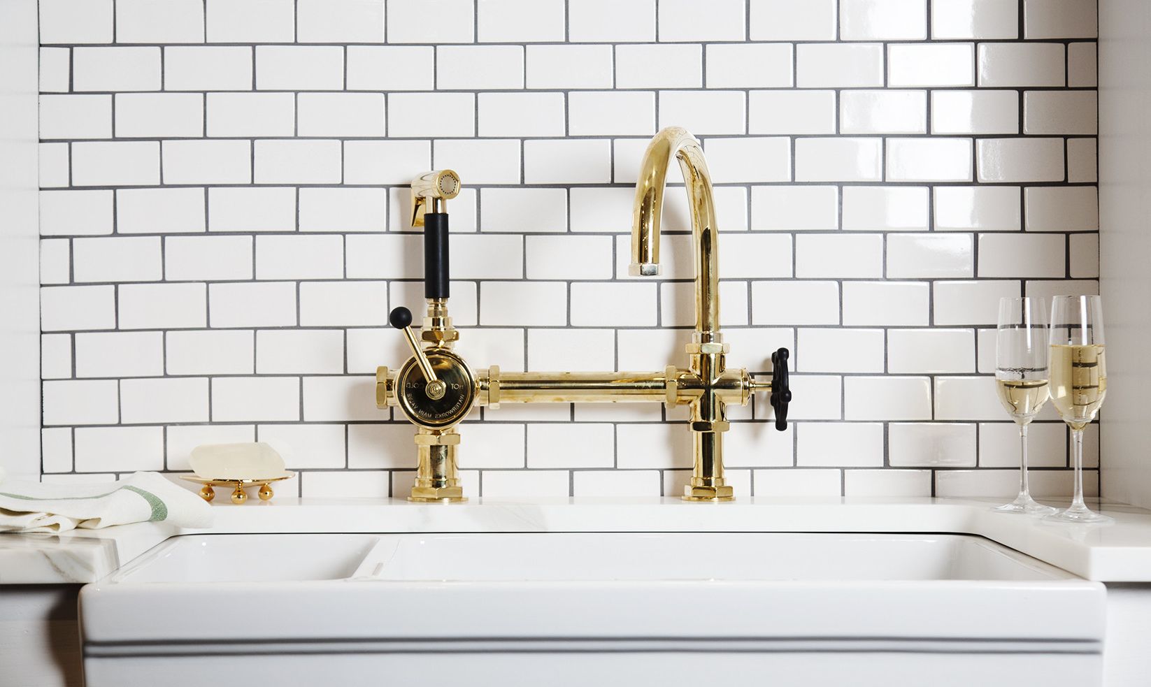 Brass Kitchen Faucet